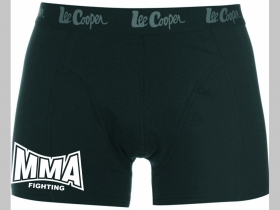 MMA Fighting čierne trenírky BOXER s tlačeným logom, top kvalita 95%bavlna 5%elastan